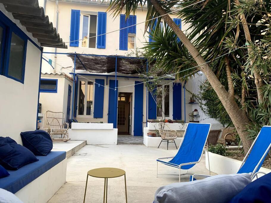 Villa En Bord De Mer A Malmousque Марсель Экстерьер фото